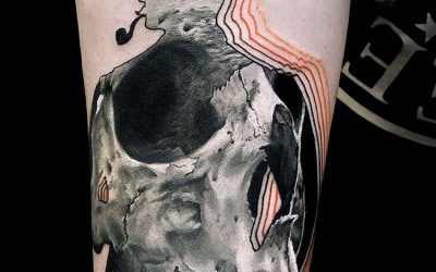 Originele schedeltattoo – meer dan 40 “memento mori” -ideeën in verschillende stijlen!